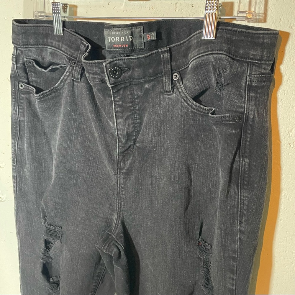 Torrid distressed jeans